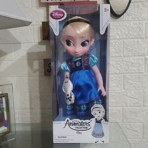 Disney Elsa Doll in Blue and Teal Dress
